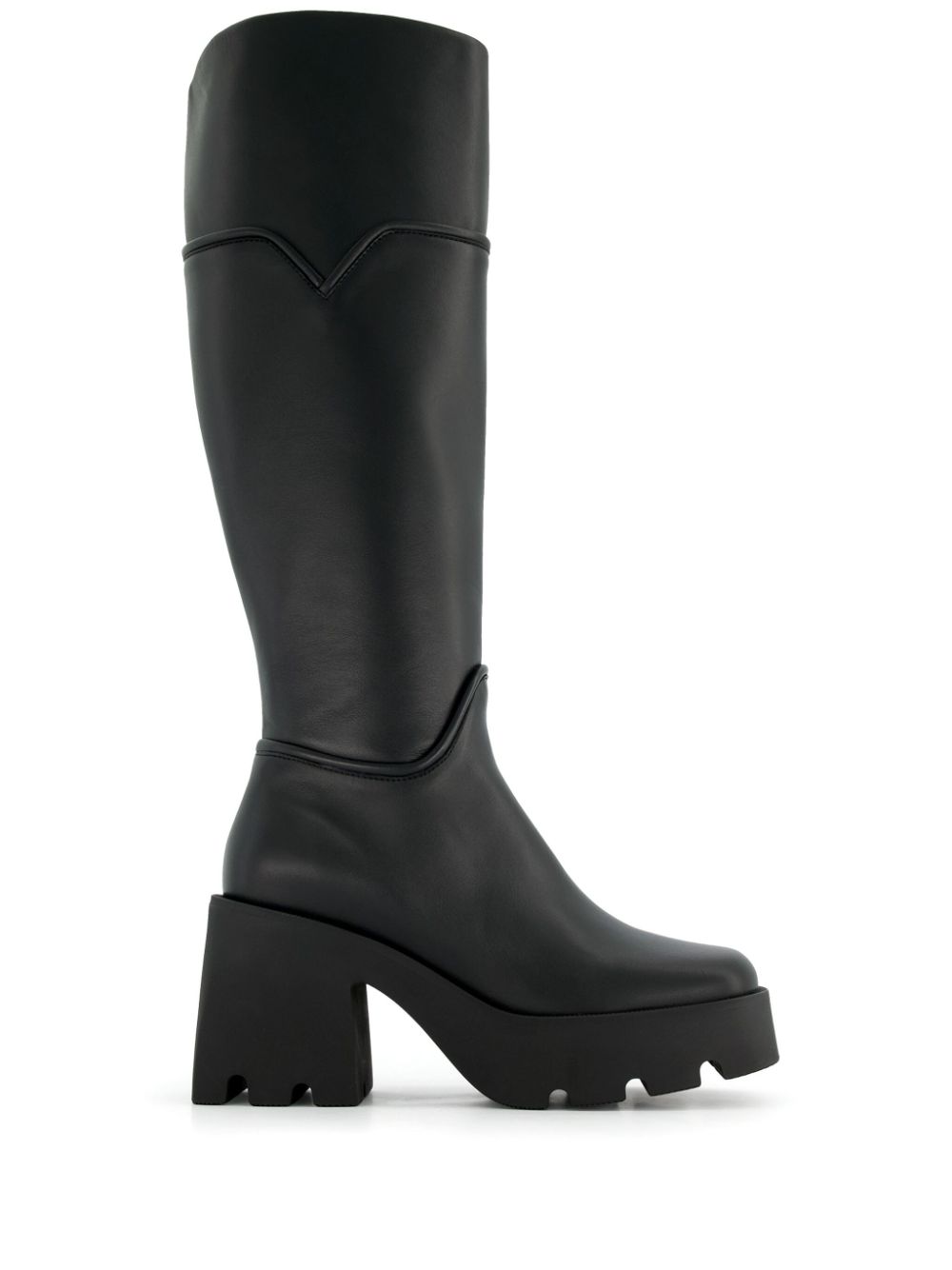 Nodaleto Kniehohe Bulla Stormy Stiefel - Schwarz von Nodaleto