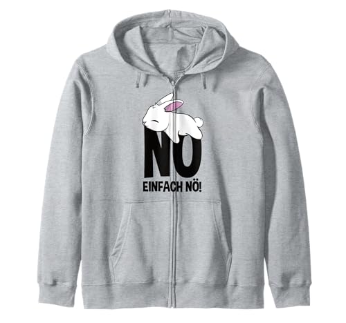 Nö einfach nur Nö Nope Lustiges Hase Herren Damen Kinder Kapuzenjacke von Nö Nope buntes Hase Geschenk Geschenkidee