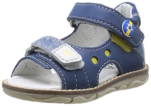 Noël Baby Jungen Mini Holo Trekking-& Wanderhalbschuhe, Blau von Noël