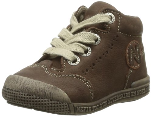 Noël Baby Jungen Mini Yo Lauflernschuhe, Braun-Marron (03 Marron Foncé) von Noël