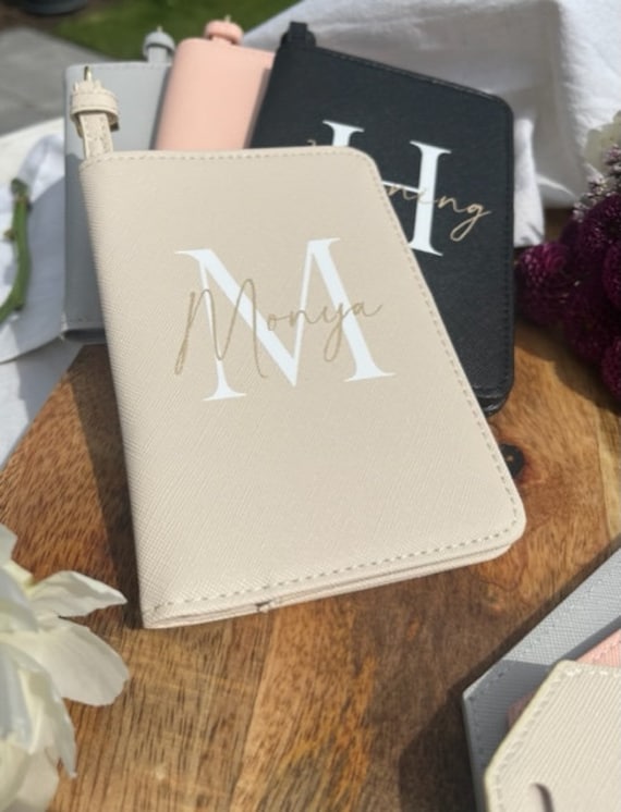 Reise Set | Reisepasshülle Und Kofferanhänger Mit Namen von NoelByAmira