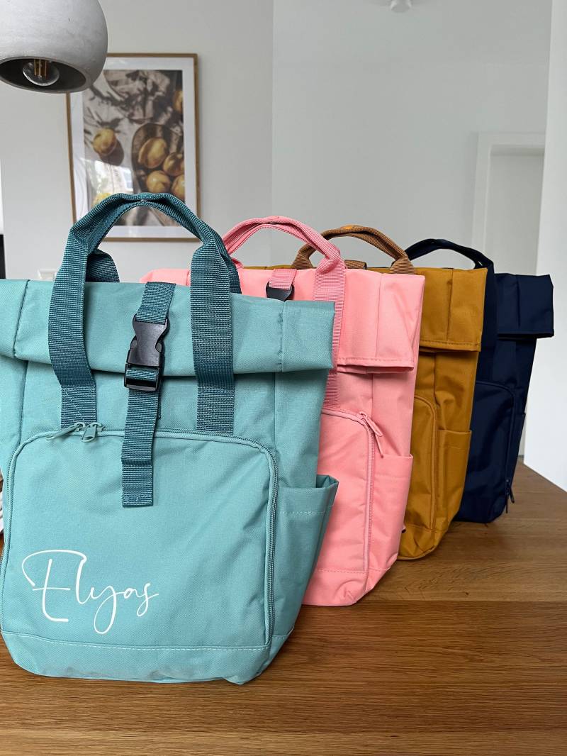 Roll - Top Kinderrucksack Mit Name von NoelByAmira