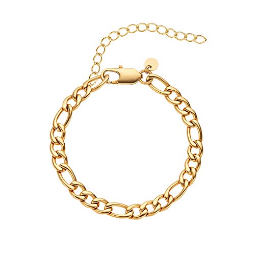 Noelani Fußkette Edelstahl Damen Sommerschmuck, 22+5 cm, Gold, Kommt in Schmuck Geschenk Box, 2032146 von Noelani