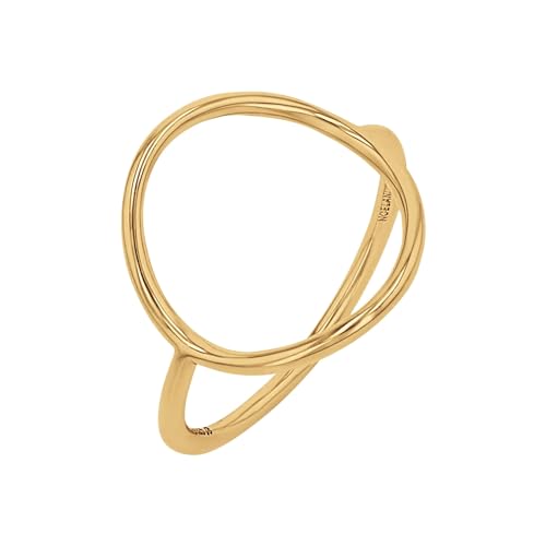 Noelani Ring 925 Sterling Silber Damen Ringe, Gold, Kommt in Schmuck Geschenk Box, 2031621 von Noelani