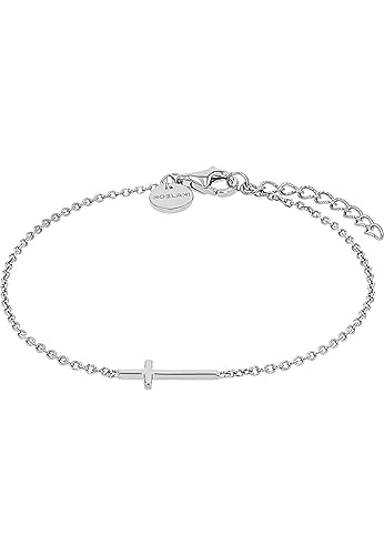 Noelani Armband 925 Sterling Silber Damen Armschmuck, 16+3 cm, Silber, Kreuz, Kommt in Schmuck Geschenk Box, 2036965 von Noelani