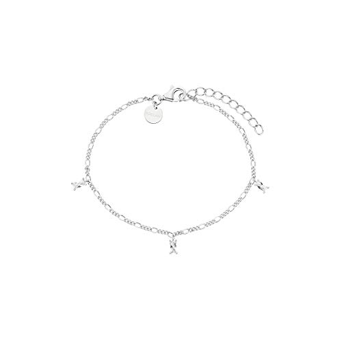 Noelani Armband 925 Sterling Silber Damen Armschmuck, mit Zirkonia synth., 16+3 cm, Silber, Kommt in Schmuck Geschenk Box, 2031578 von Noelani