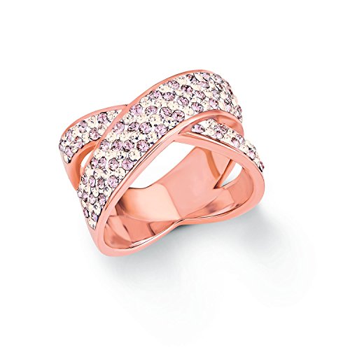 Noelani Damen-Ring X Swarovski Elements Kristall rosévergoldet mehrfarbig von Noelani