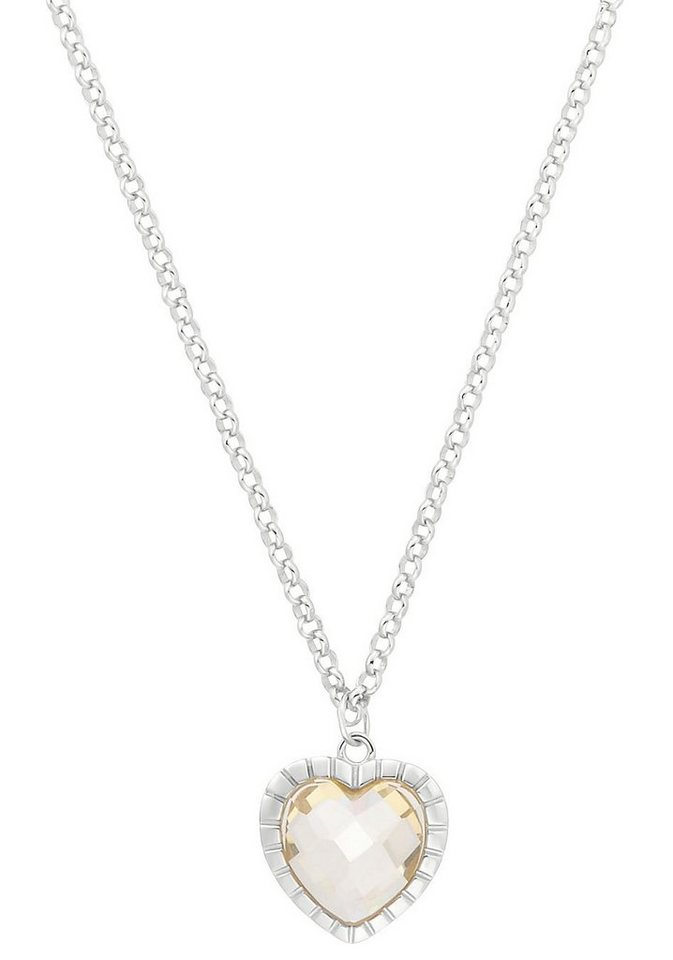 Noelani Kette mit Anhänger Sparkling Heart, 2036355, mit Zirkonia (synth) von Noelani