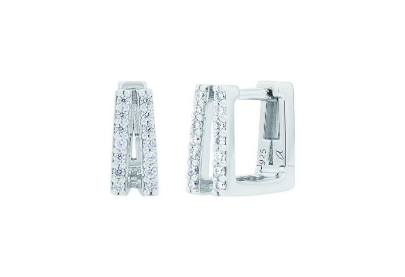 Noelani Paar Creolen Noelani Creolen für Damen, Silber 925, Zirkonia (Creolen, 2-tlg) von Noelani