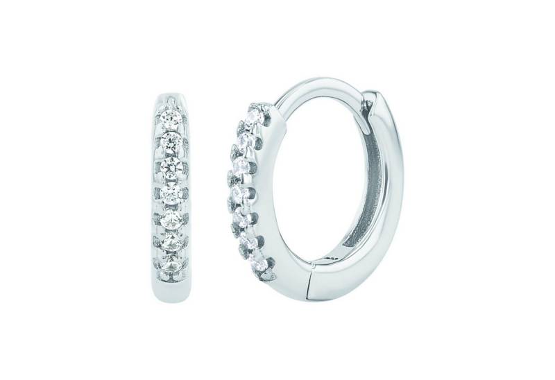 Noelani Paar Creolen Noelani Creolen für Damen, Silber 925, Zirkonia (Creolen, 2-tlg) von Noelani