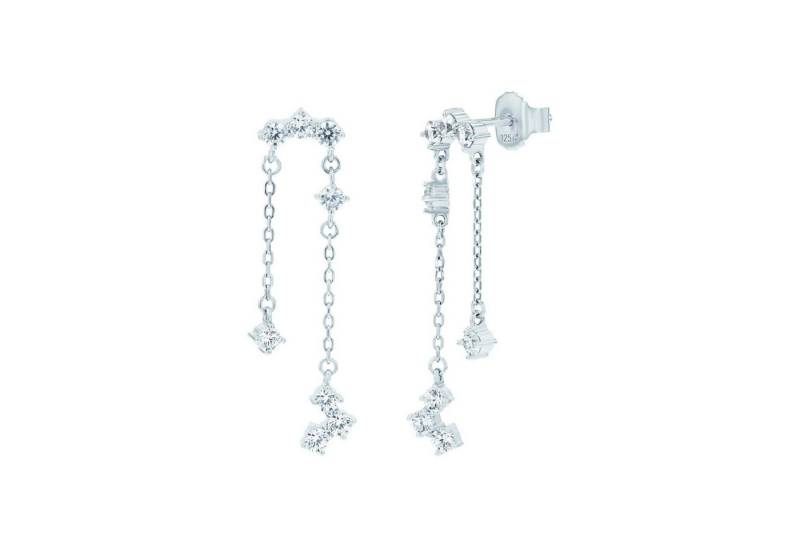 Noelani Paar Ohrhänger Noelani Ohrhänger für Damen, Silber 925, Zirkonia (Ohrhänger, 4-tlg) von Noelani