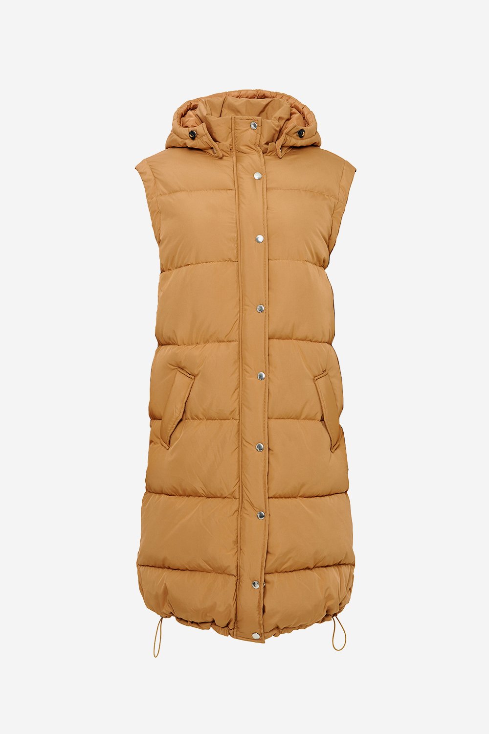 Eliza Puffer Waistcoat Camel von Noella