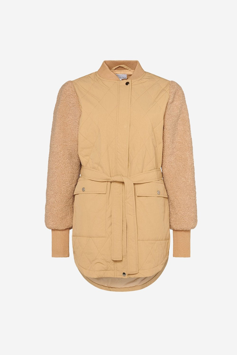 Esme Pile Jacket Solid Sand von Noella