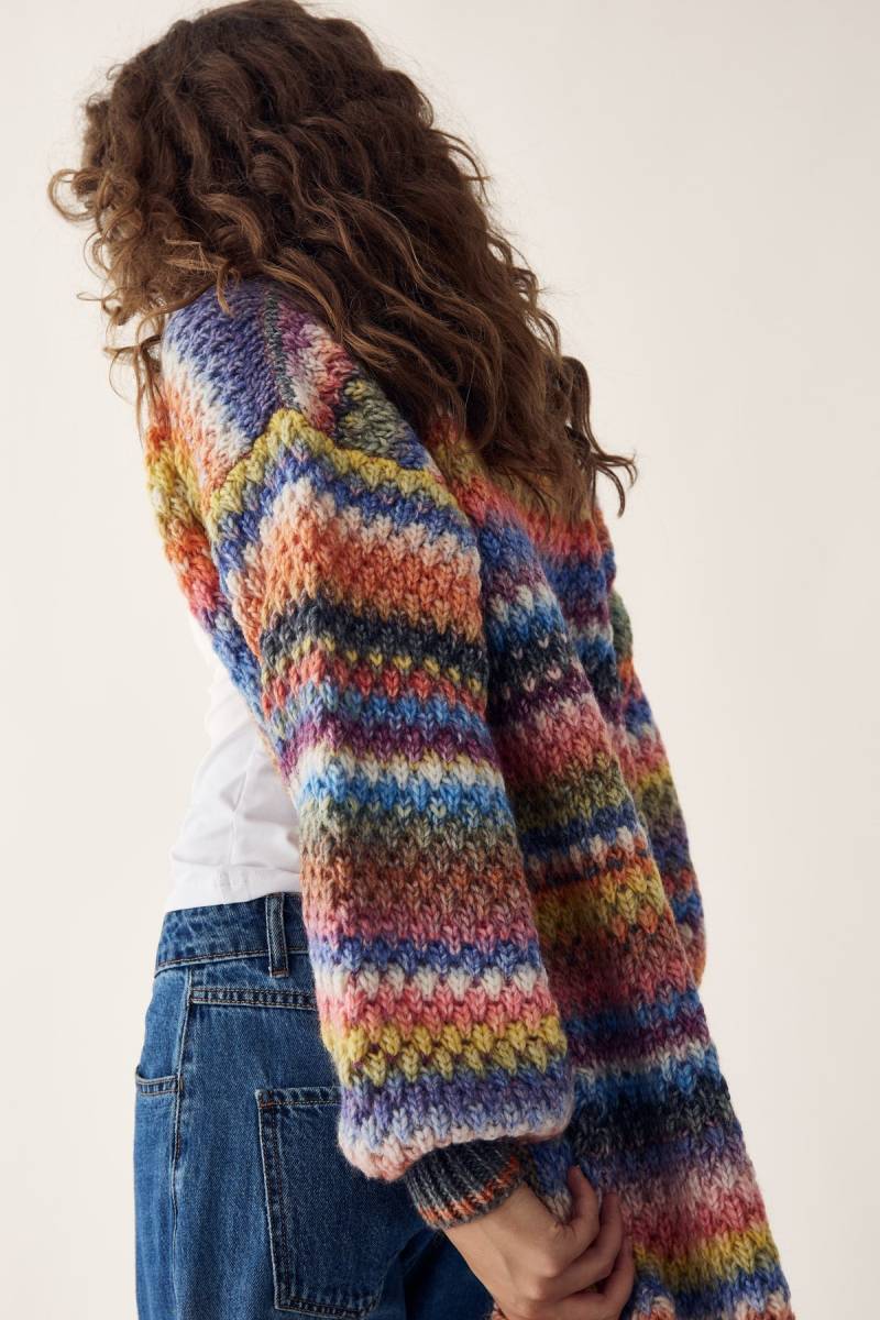 Gio Knit Cardigan Multi Mix von Noella