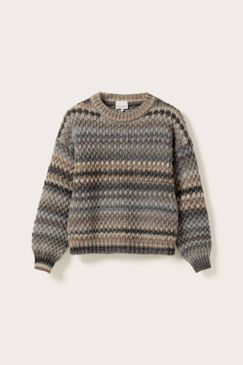 Gio Knit Sweater Light Grey Mix von Noella