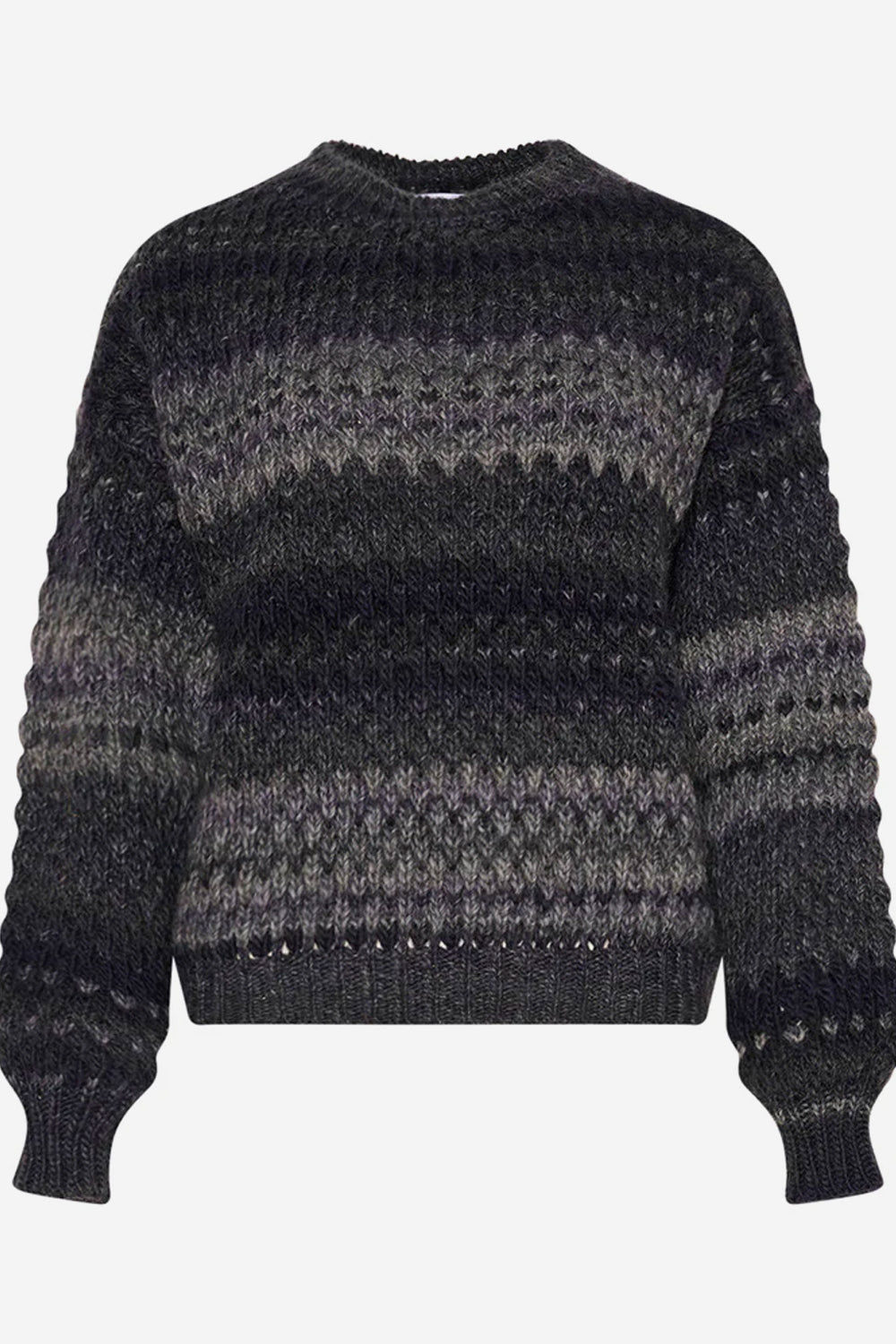 Gio Knit Sweater Black Mix von Noella
