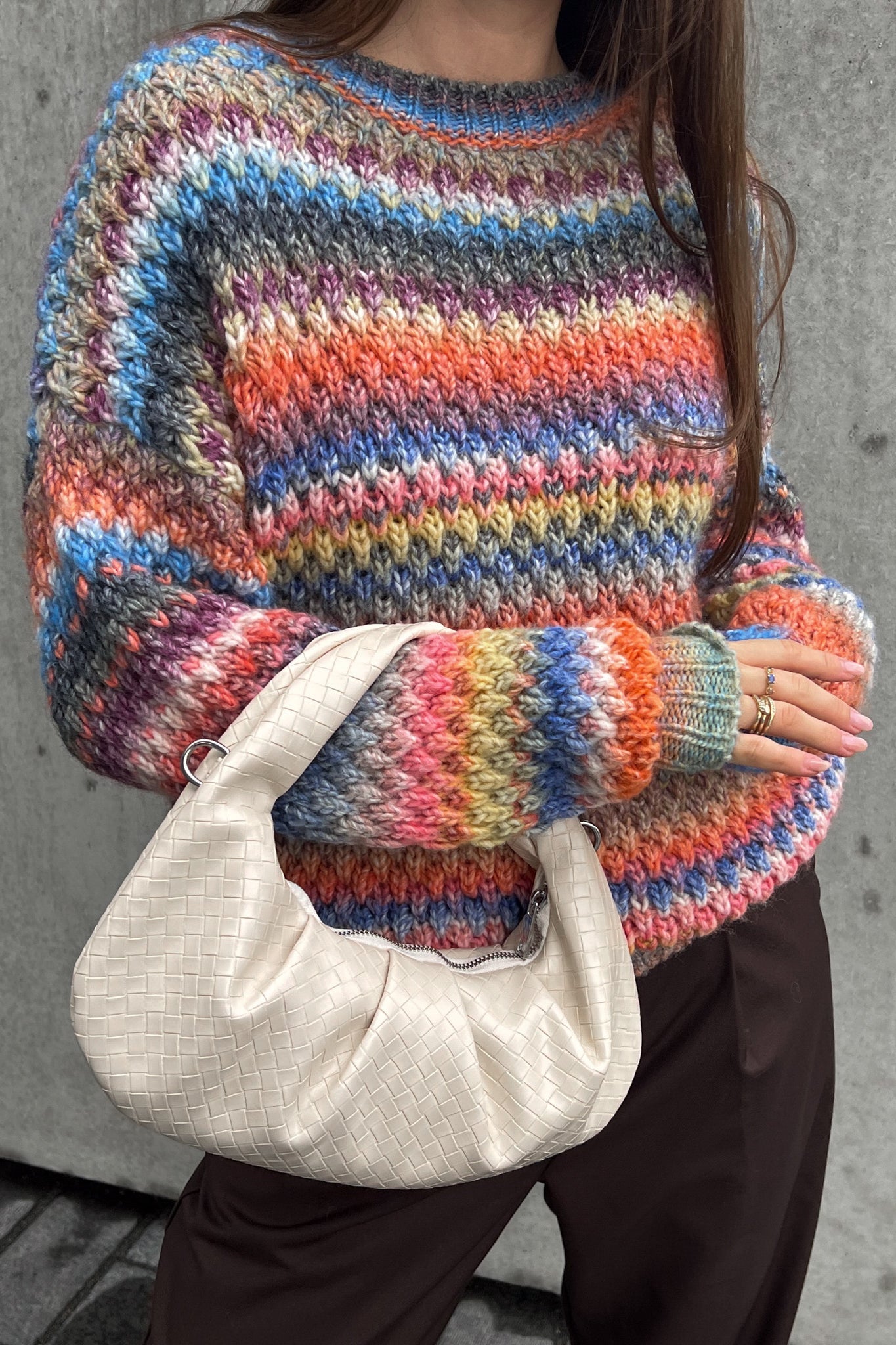 Gio Knit Sweater Multi Mix von Noella
