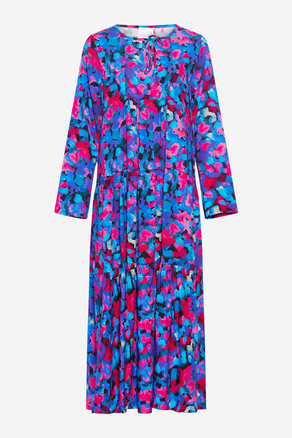 Imogene Long Dress Blue/Pink Mix von Noella