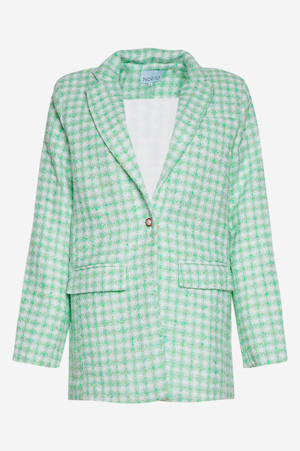 Jasmine Loose Blazer Lime Mix von Noella