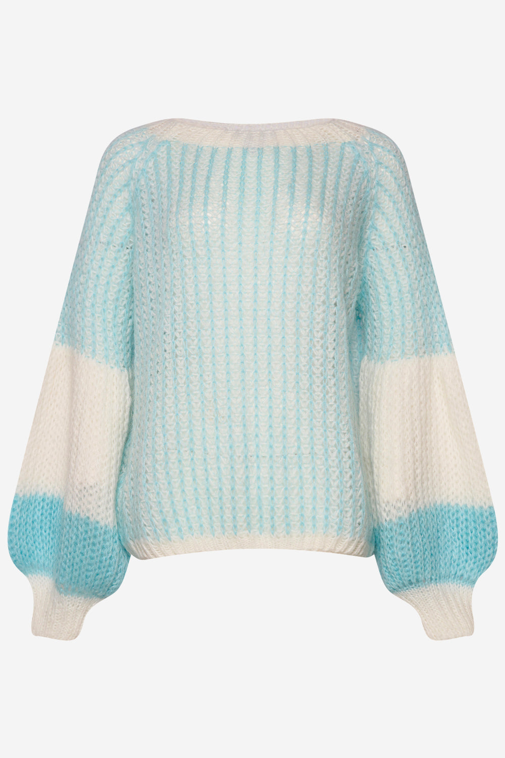 Liana Knit Sweater Lightblue/White von Noella