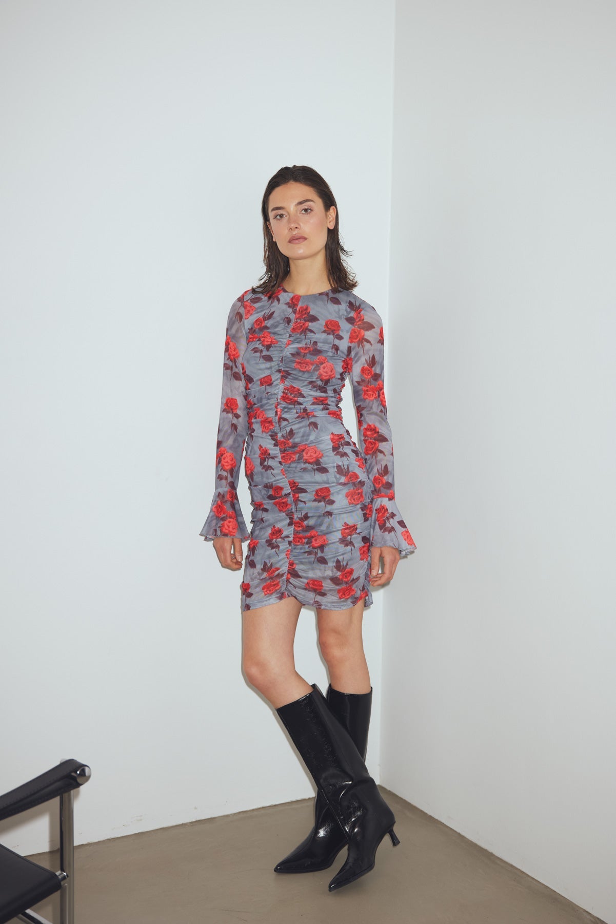 N-Lavetta Dress Divinia Blue Print von Noella