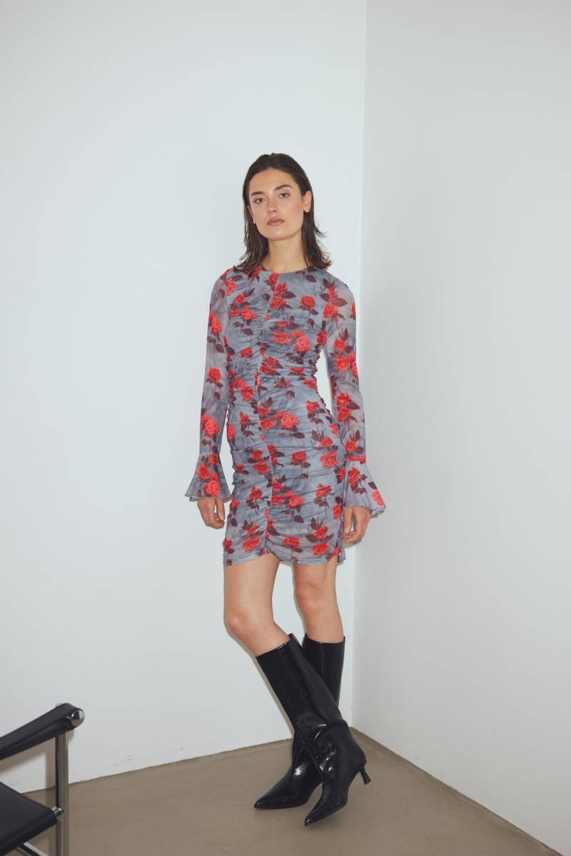 N-Lavetta Dress Divinia Blue Print von Noella