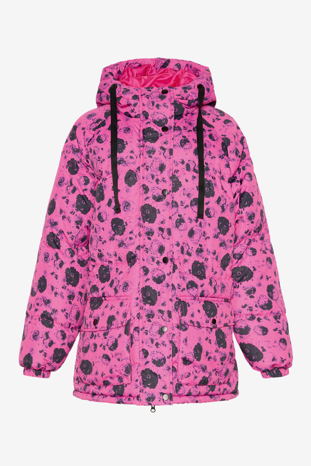 Nanna Puffer Jacket Fuchsia Flower von Noella