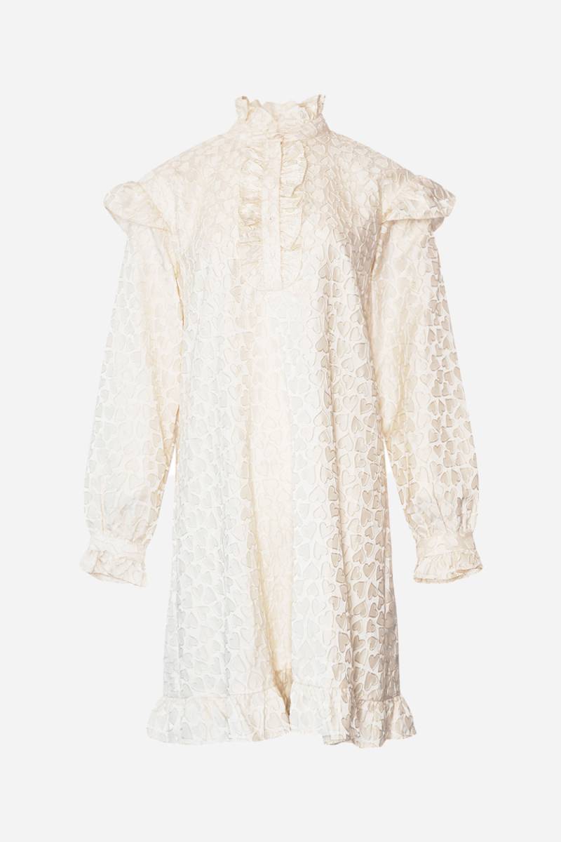 Reno Ruby Ruffle Dress Ivory von Noella