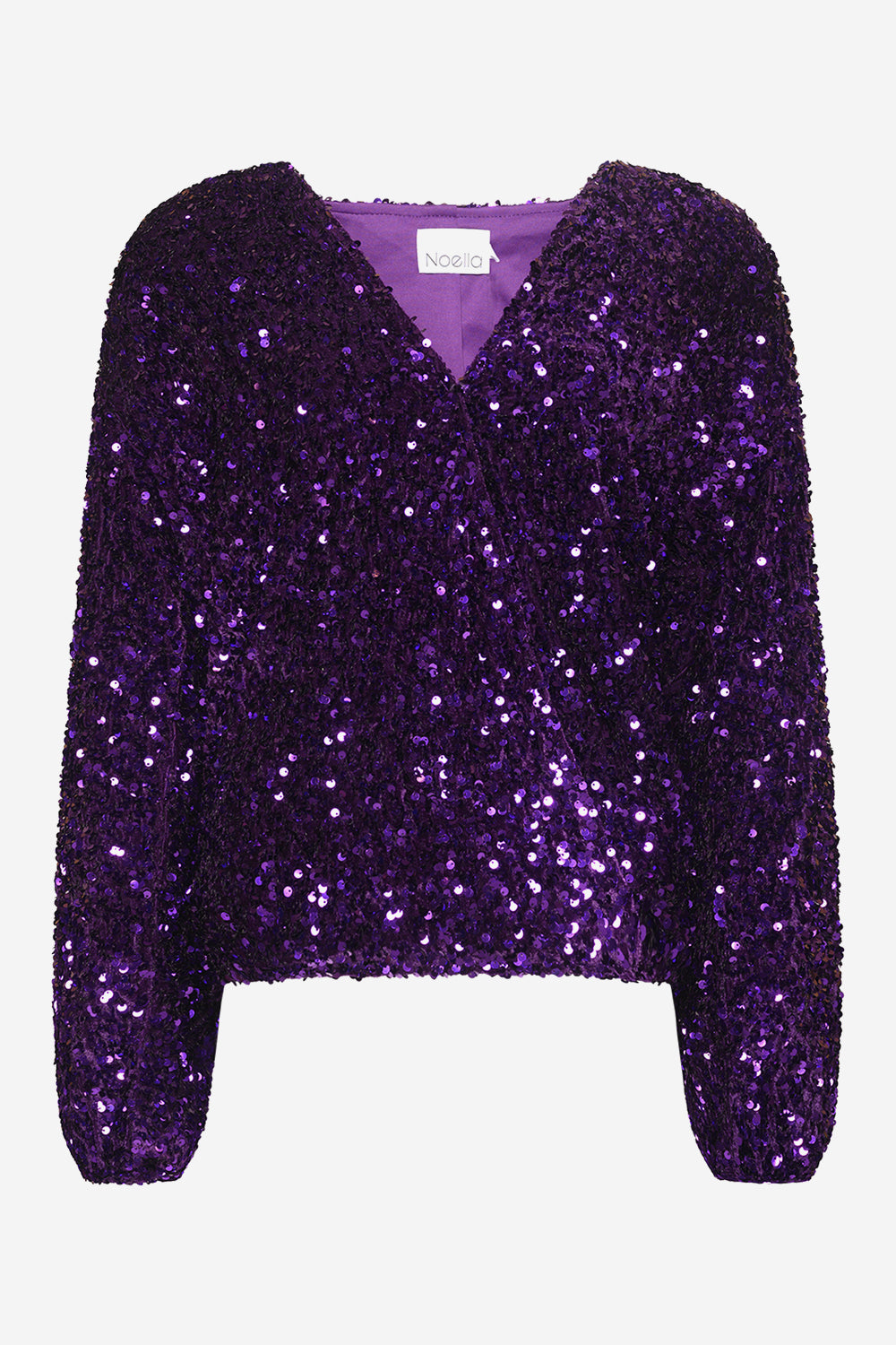 Teagan Wrap Blouse Lilac von Noella
