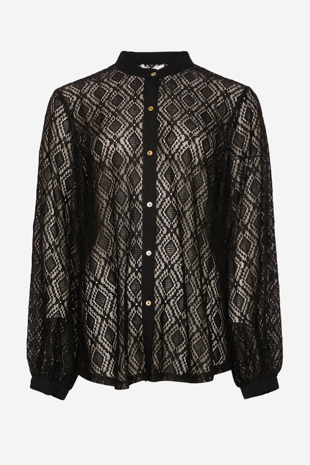 Texas Lace Shirt Black von Noella