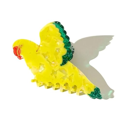 Nordstral Haarklammer Papagei - Haarklammer groß in 8,8 x 4,4 cm, Haarspangen Damen und Haarspangen Mädchen von Nørdstrål