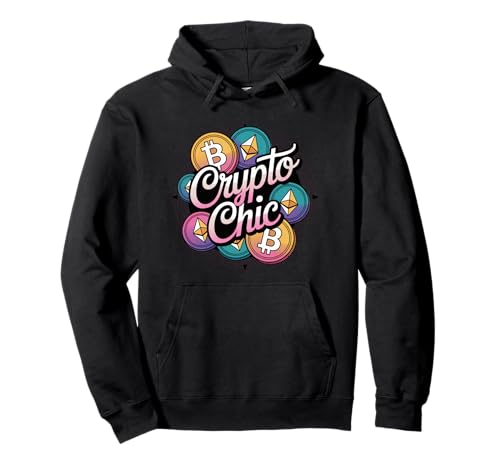 Crypto Chic, Mädchen Krypto Liebhaber, Bitcoin Blockchain Krypto Pullover Hoodie Crypto Chic, Mädchen Krypto Liebhaber, Bitcoin Blockchain Krypto Pullover Hoodie von Noether Sym crypto