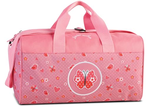 Kinder Sporttasche Reisetasche Für Mädchen und Jungen Fabrizio Weekender Kinder Duffel Bag (M4, M2) von Noey & Lou