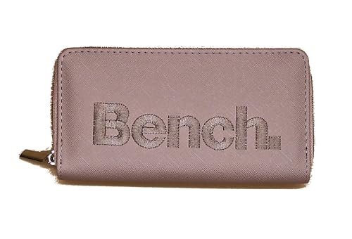 Noey & Lou Bench Damen Geldbörse XXL Portemonnaie Große Brieftasche Reißverschluss Clutch Münzörse (Nude) von Noey & Lou