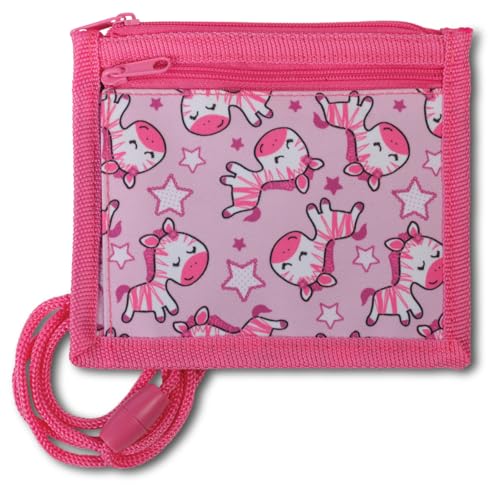 Noey & Lou Brustbeutel Kinder Geldbörse Mädchen Jungen Geldbeutel mit Sichtfach (M1-M2, M1) von Noey & Lou