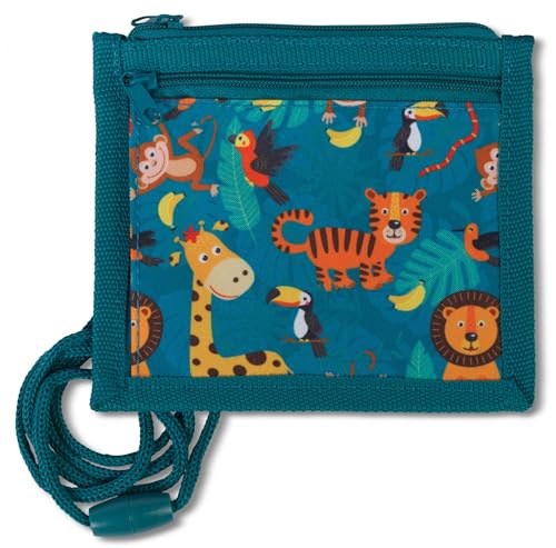 Noey & Lou Brustbeutel Kinder Geldbörse Mädchen Jungen Geldbeutel mit Sichtfach (M1-M4, M1) von Noey & Lou