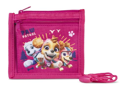 Noey & Lou PAW Patrol Brustbeutel Kinder Geldbörse Mädchen Jungen Geldbeutel mit Sichtfach (M1-M6 Rettungs Hunde, M1) von Noey & Lou