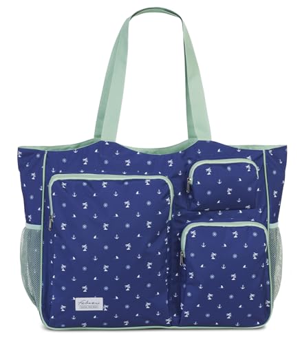 Noey & Lou Fabrizio Strandtasche Saunatasche Shopper Freizeittasche - XXL extragross (N1, M2) von Noey & Lou