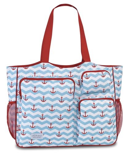 Noey & Lou Fabrizio Strandtasche Saunatasche Shopper Freizeittasche - XXL extragross (N3, M2) von Noey & Lou