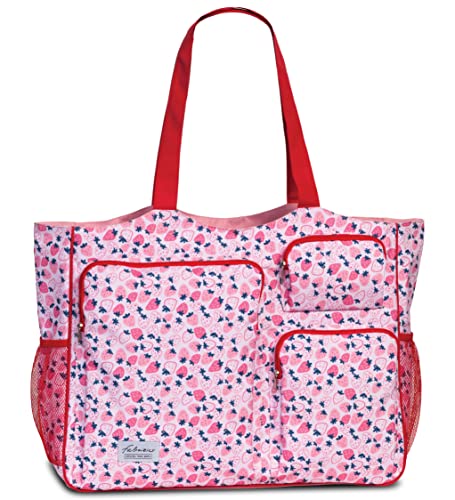 Noey & Lou Fabrizio Strandtasche Saunatasche Shopper Freizeittasche - XXL extragross (N6, M2) von Noey & Lou