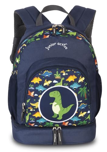 Noey & Lou Kinderkoffer Trolley Rucksack Brustbeutel Koffer Kinder Jungen Mädchen Fabrizio Weichgepäck (M2 Blau 1, M2) von Noey & Lou