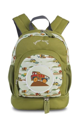 Noey & Lou Kinderkoffer Trolley Rucksack Brustbeutel Koffer Kinder Jungen Mädchen Fabrizio Weichgepäck (M2 Grün, M2) von Noey & Lou