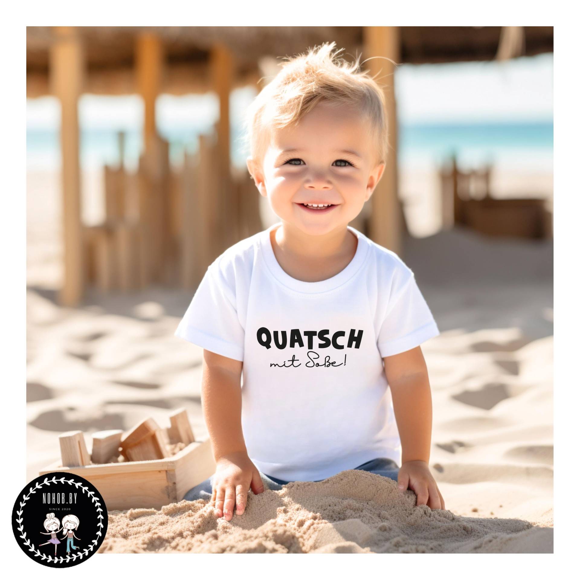 Kinder Bügelbild - Quatsch Mit Soße Dtf Transfer Bügelfolie Applikation T-Shirt Aufdruck Plotterbild Spruch Kinder Bügelbild - Quatsch Mit Soße Dtf Transfer Bügelfolie Applikation T-Shirt Aufdruck Plotterbild Spruch von NohobbyShopDE