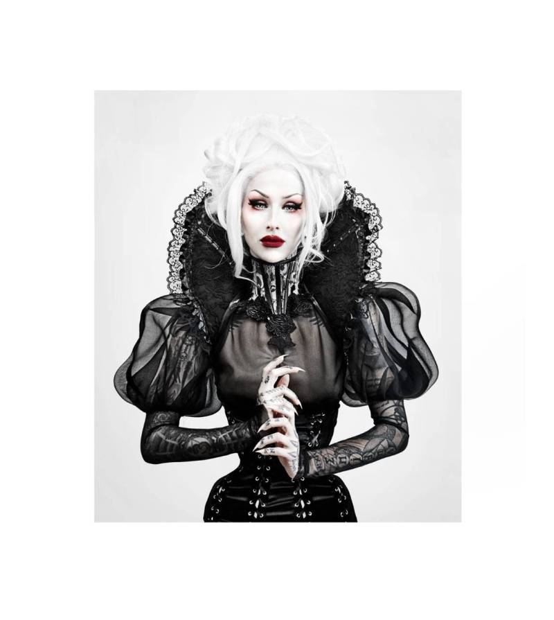 Haute Gothic Spitzenkragen - Kragen-Vampir Kragen-Wgt - Halloween - Kragen - Stehkragen von NoirRomantique