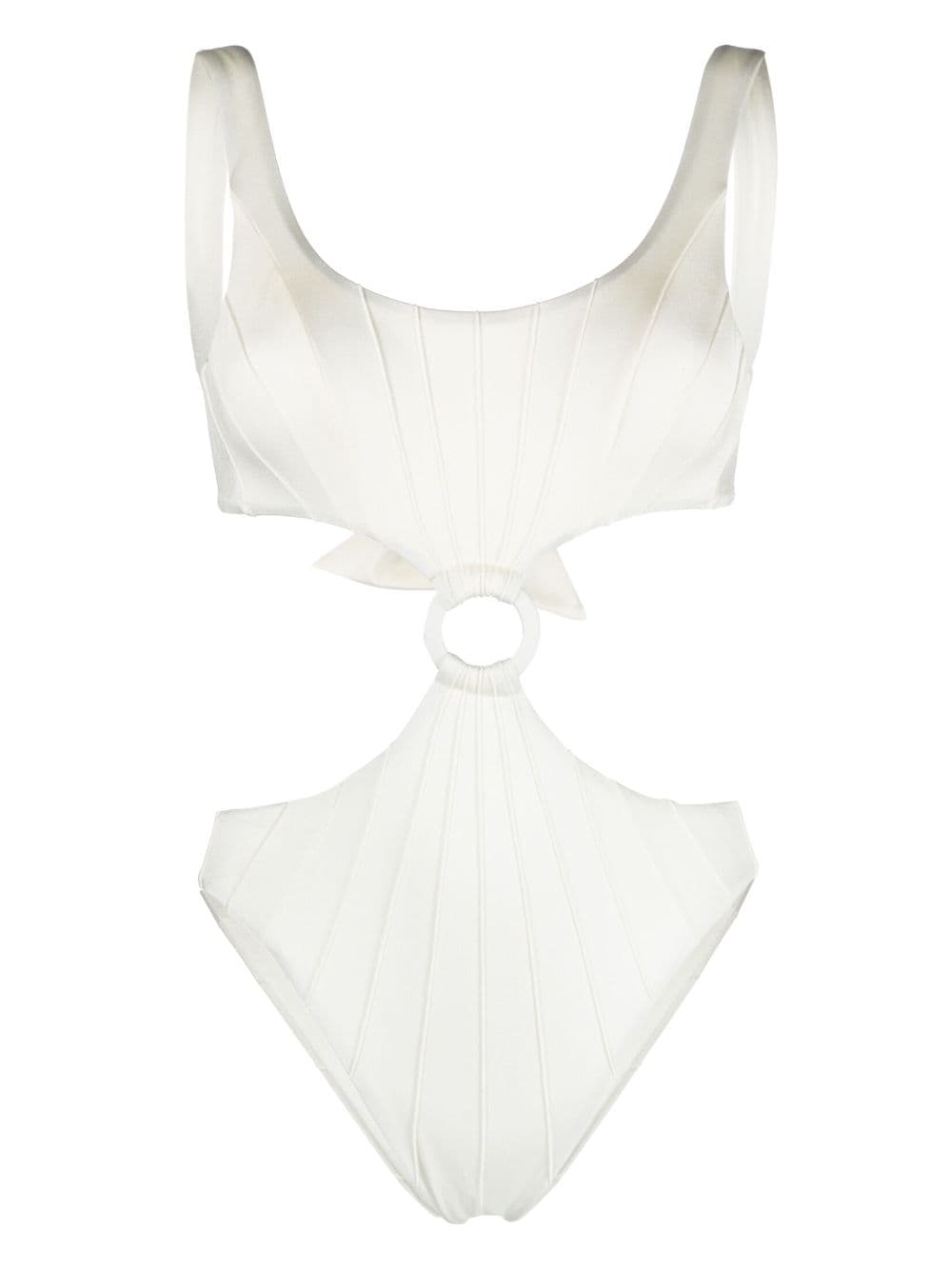 Noire Swimwear Badeanzug mit Cut-Outs - Weiß von Noire Swimwear