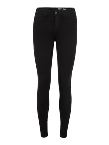 Noisy May NOS DE Damen NMCALLIE HW VI023BL NOOS Skinny Jeans, Schwarz (Black Denim Black Denim), 38/L30 (Herstellergröße: 30) von Noisy may