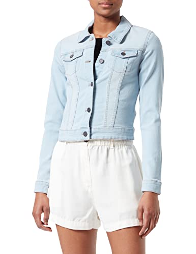 Noisy May NOS DE Damen NMDEBRA L/S Jacket LB BG NOOS Jeansjacke, Light Blue Denim, M von Noisy may