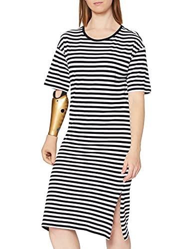 Noisy may Damen Kurzarm Kleid Regular Fit Sommer Shirt Dress Rundhals Drop Shoulder NMMAYDEN von Noisy may