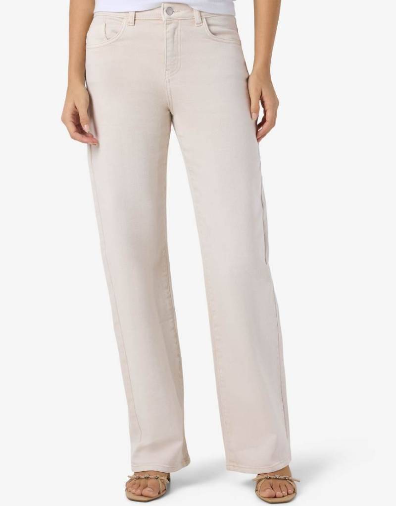 Noisy May - Gerade geschnittene Jeans in Bimsstein-Bunt von Noisy May