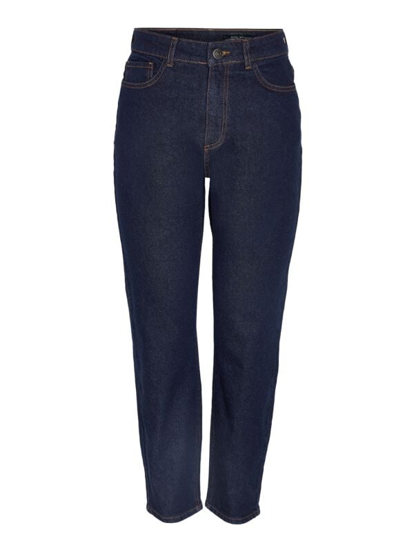 Noisy May Jeans - NMMONI HW ANK JEANS AZ366RW NOOS - W24L30 bis W32L32 - für Damen - Größe W32L32 - dunkelblau von Noisy May